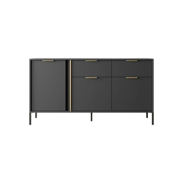 Комод Clars 3D2S/153 Антрацит, Золотой (132936681) в Киеве
