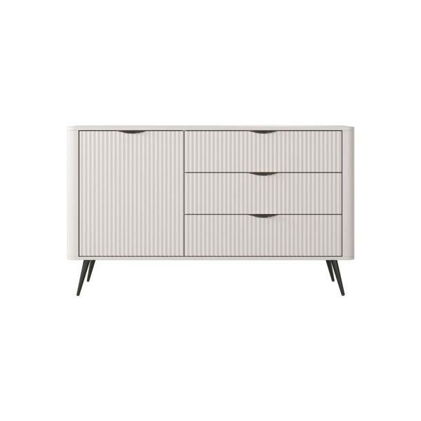 Комод Lante 1D3S/138 Бежевый, Черный (1321476403) в интернет-магазине