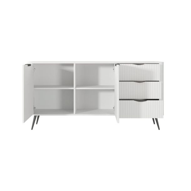 Комод Lante 2D3S/163 Білий, Чорний (1321488067) купить