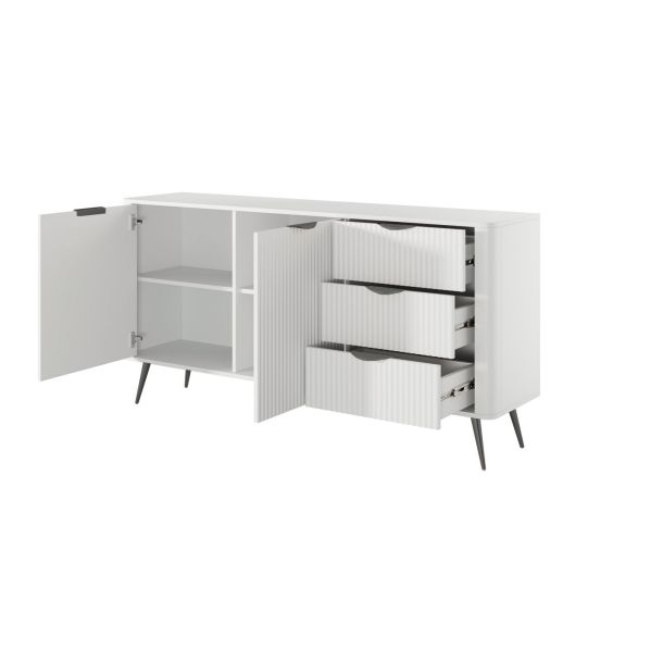 Комод Lante 2D3S/163 Білий, Чорний (1321488067) kupistul