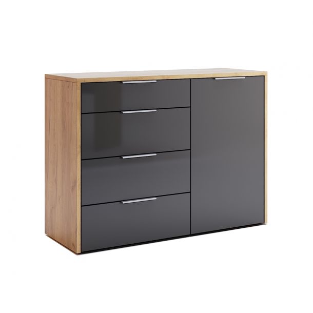 Комод Luna 1дв 4шх Дуб Крафт (94527565) дешево
