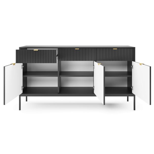 Комод Nova KSZ154 Чорний, Чорний (1321469972) в интернет-магазине