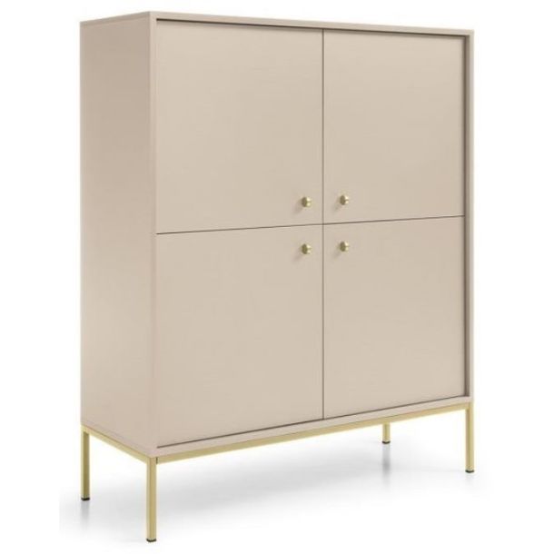 Комод высокий Mono MK104 Бежевый, Золотой (1321469819) в Украине