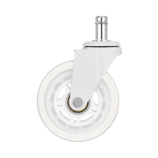 Комплект 5шт прорезиненных роликов ADAPWORK CASTORS 75 Прозрачный белый (1061485906) недорого
