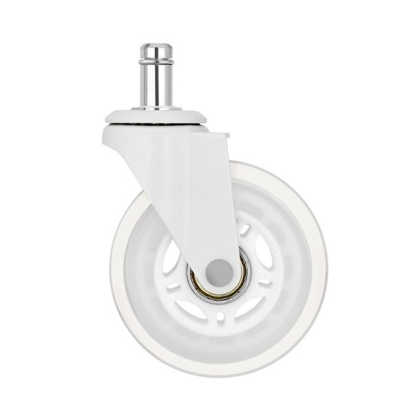 Комплект 5шт прорезиненных роликов ADAPWORK CASTORS 75 Прозрачный белый (1061485906) купить