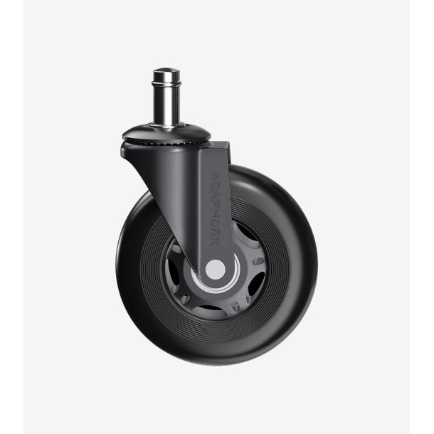 Комплект 5шт прорезиненных роликов ADAPWORK CASTORS 65 Черный (106935883) в Киеве
