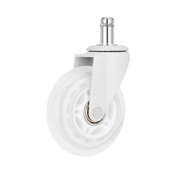 Комплект 5шт прорезиненных роликов ADAPWORK CASTORS 75 Прозрачный белый (1061485906) kupistul