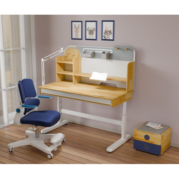 Комплект детский S Mealux Timberdesk L Дерево, Синий (111474619) в Киеве