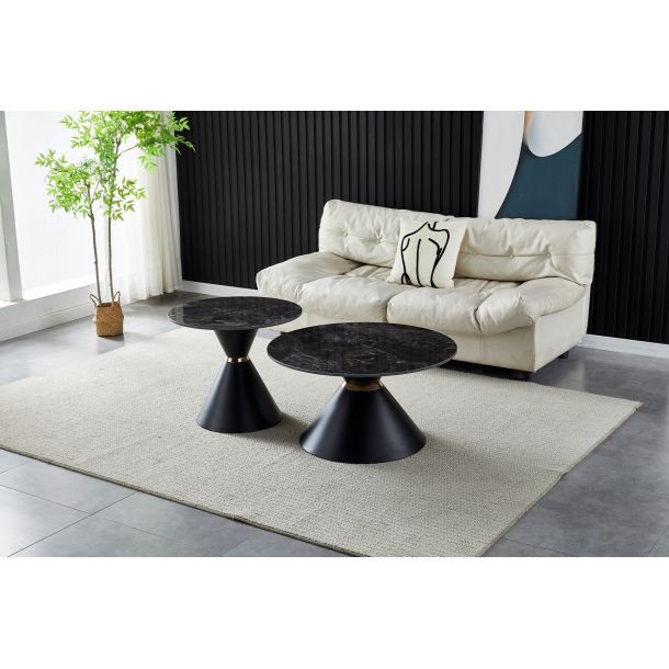 Комплект журнальных столов Borg Bass Black Glossy (1011489686) в Киеве