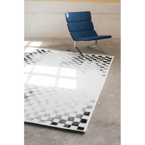 Ковер Checkerboard Черный, 140x200 (1641458713) дешево