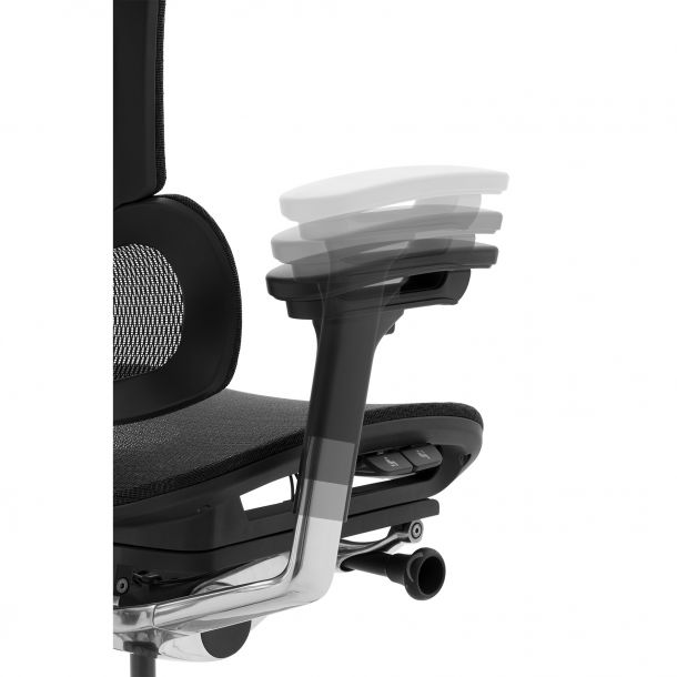 Кресло ADAPWORK L1 Mesh Lead Ergochair Deep Black (106830140) в Украине