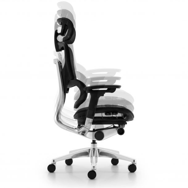 Кресло ADAPWORK L1 Mesh Lead Ergochair Deep Black (106830140) в Украине