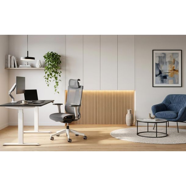 Кресло ADAPWORK M1 Mesh Middle Ergochair Alpine Grey (1061486396) недорого