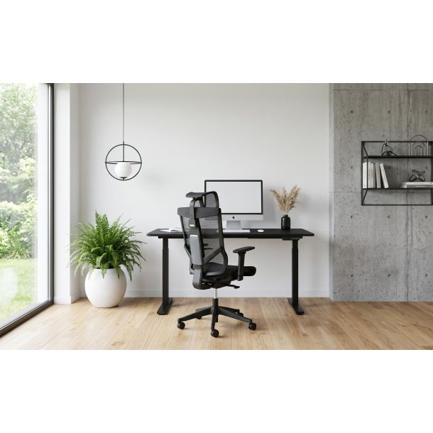 Кресло ADAPWORK M1 Mesh Middle Ergochair Deep Black (1061486395) с доставкой