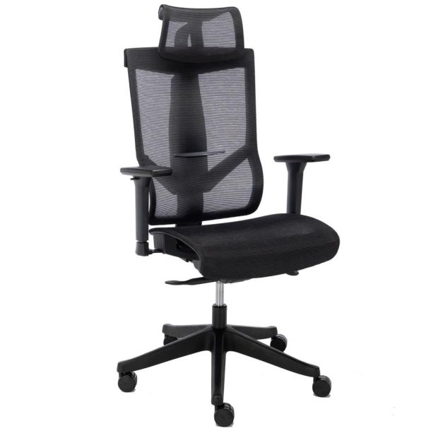 Кресло ADAPWORK M1 Mesh Middle Ergochair Deep Black (1061486395) фото