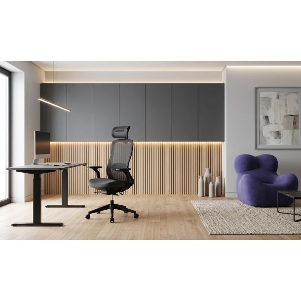 Кресло ADAPWORK M4 Middle Ergochair Grafite Black (1061485853) в Киеве