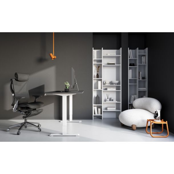 Кресло ADAPWORK S1 Mesh Pro Max Senior ErgoChair Platinum Deep Black (1061205566) в Киеве