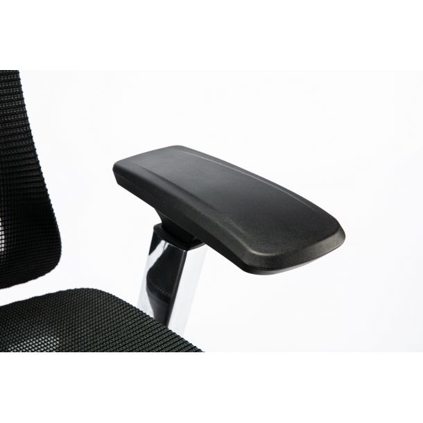 Кресло ADAPWORK S1 Mesh Pro Max Senior ErgoChair Platinum Deep Black (1061205566) купить