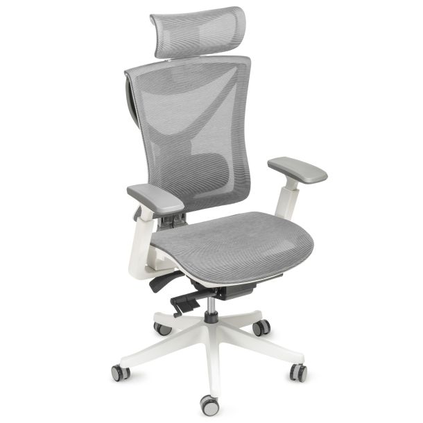 Кресло ADAPWORK S1 Mesh Senior ErgoChair Alpine Grey (1061485442) в Украине