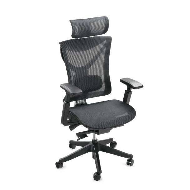 Кресло ADAPWORK S1 Mesh Senior ErgoChair Deep Black (1061485441) в Украине