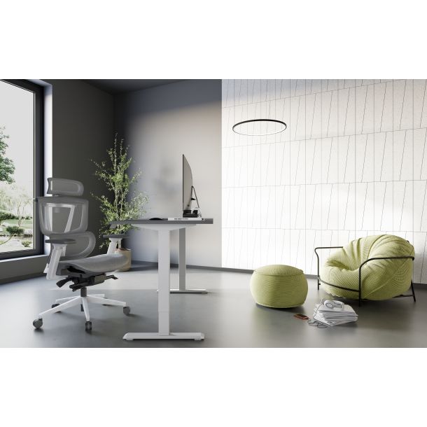 Кресло ADAPWORK S2 Mesh Senior ErgoChair Alpine Grey (1061485437) фото
