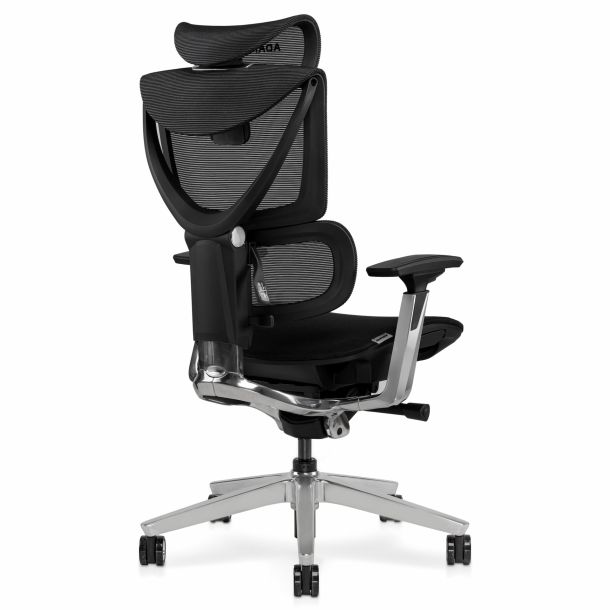 Крісло ADAPWORK S3 Pro Senior ErgoChair Platinum Grafite Black (1061485428) фото