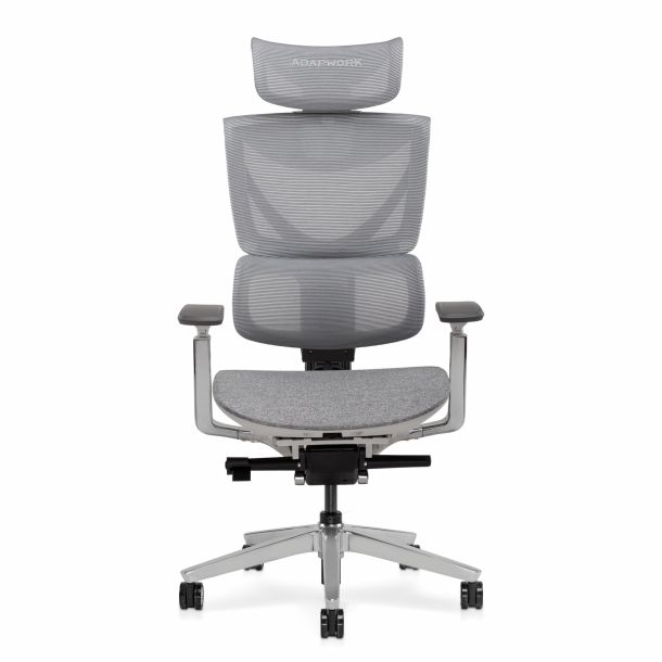 Крісло ADAPWORK S3 Pro Senior ErgoChair Platinum Smoky Grey (1061485429) в Киеве