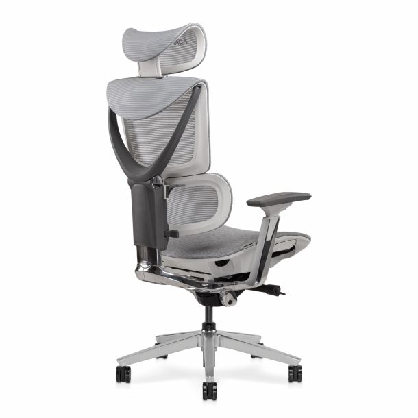 Крісло ADAPWORK S3 Pro Senior ErgoChair Platinum Smoky Grey (1061485429) фото