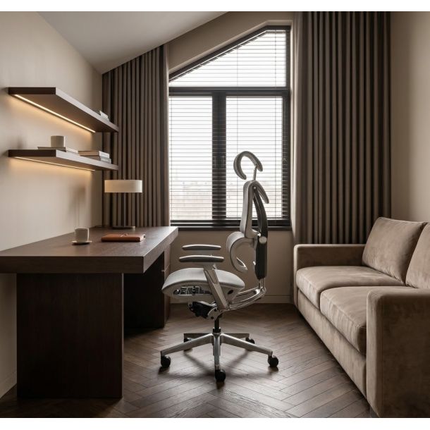 Крісло ADAPWORK S3 Pro Senior ErgoChair Platinum Smoky Grey (1061485429) фото