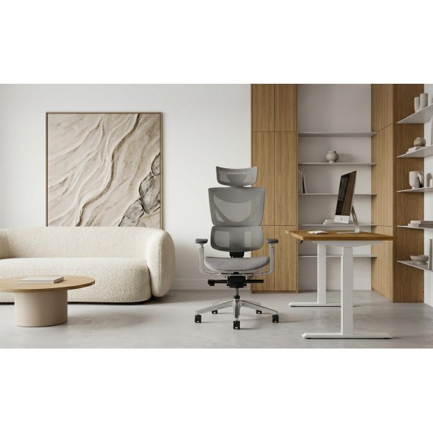 Крісло ADAPWORK S3 Pro Senior ErgoChair Platinum Smoky Grey (1061485429) в интернет-магазине
