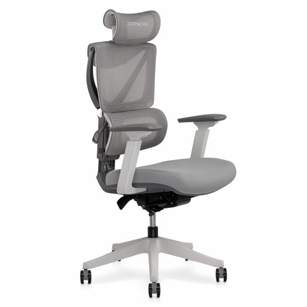 ゼロプロアカデミー Кресло ADAPWORK S3 Senior ErgoChair Alpine Grey (1061485423