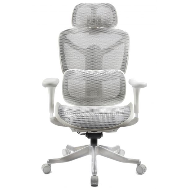 Кресло ADAPWORK S7 Mesh Senior ErgoChair Alpine Grey (1061485431) фото