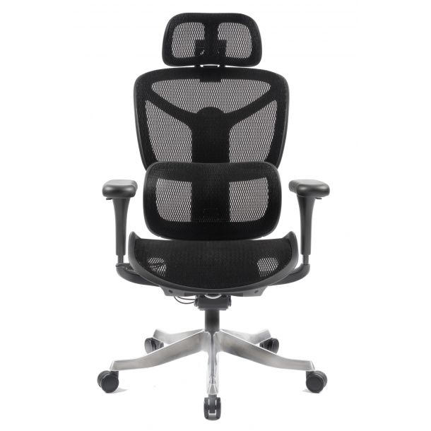 Кресло ADAPWORK S7 Mesh Senior ErgoChair Deep Black (1061485430) фото
