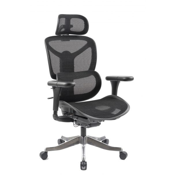 Кресло ADAPWORK S7 Mesh Senior ErgoChair Deep Black (1061485430) в интернет-магазине
