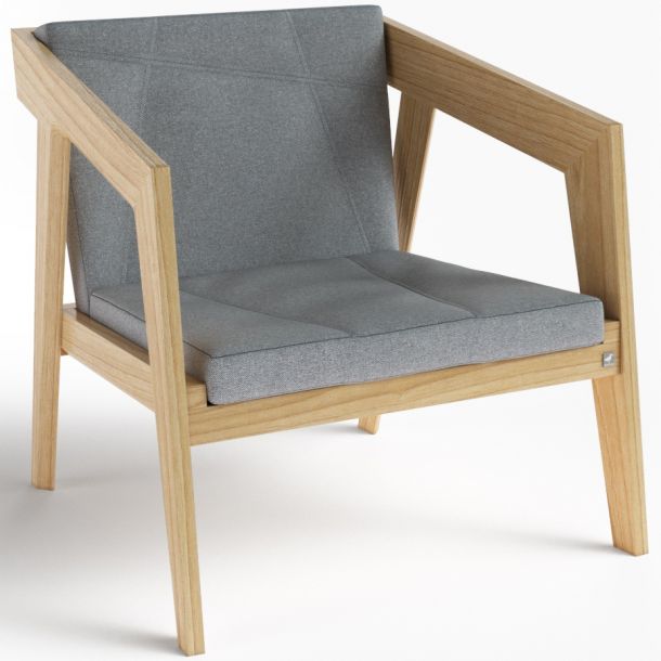 Кресло Air 2 Armchair 2Soft Austin 18 Grey, Тон Натуральный (60515611) недорого