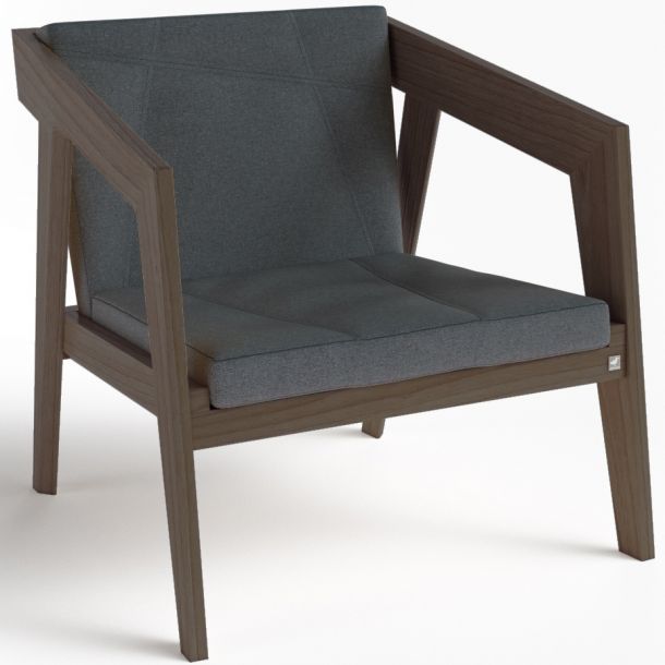 Кресло Air 2 Armchair 2Soft Vogue 16 Graphite, Тон 5 темно-коричневый (60515826) недорого