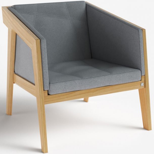 Кресло Air 2 Armchair 4Soft Austin 18 Grey, Тон Натуральный (60515847) недорого