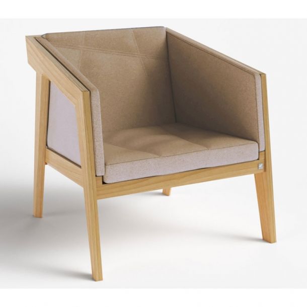 Кресло Air 2 Armchair 4Soft Etna 03, Natural (60461448) недорого