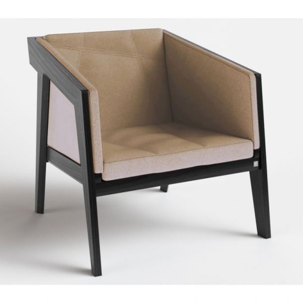 Крісло Air 2 Armchair 4Soft Milos 02, Тон 2 чорний (60477637) недорого