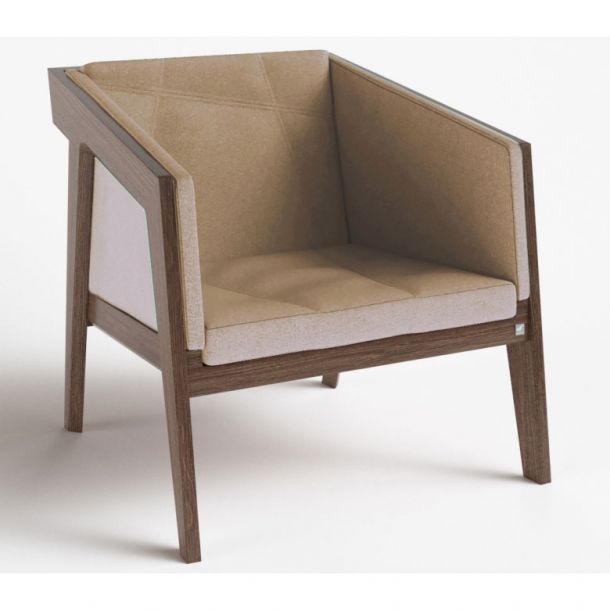 Кресло Air 2 Armchair 4Soft Milos 02, Тон 5 темно-коричневый (60477661) недорого