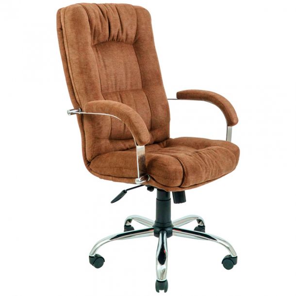 Кресло Альберто Хром Мисти Brown (48343749) с доставкой