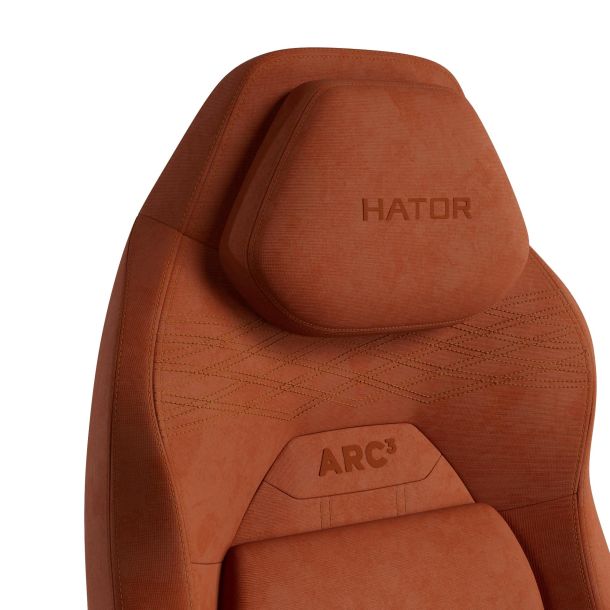 Крісло геймерське Hator Arc 3 L Velour Orange (781489152) недорого
