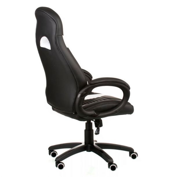 Кресло Aries Racer Black, White (26382482) в интернет-магазине