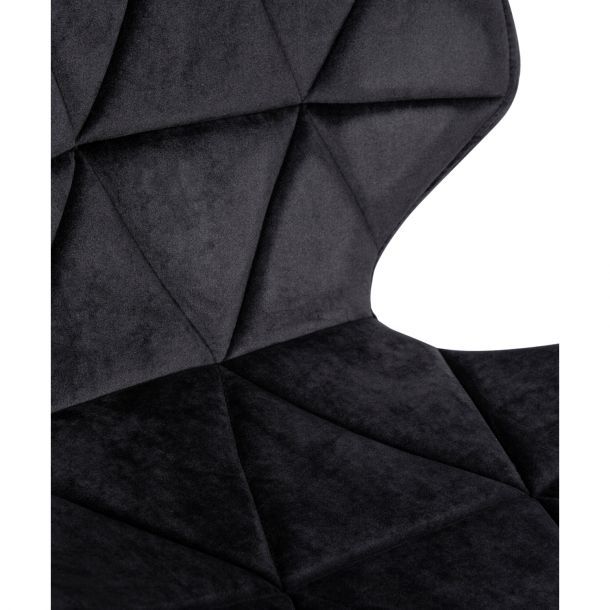 Кресло HATTA Astra new Velvet Черный (44478918) с доставкой