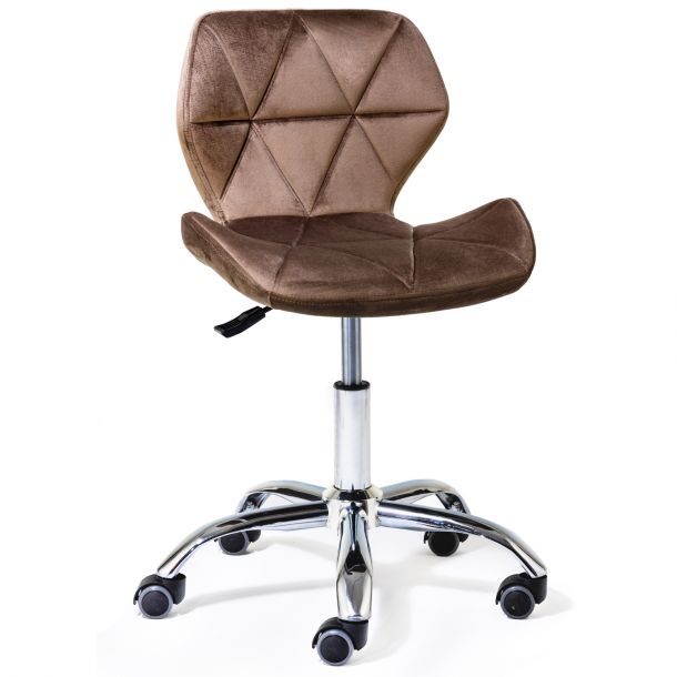 Кресло HATTA Astra new Velvet Темно-коричневый (44513023) с доставкой