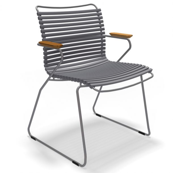 Кресло Click Dining Chair Bamboo Dark Grey (134936465) с доставкой