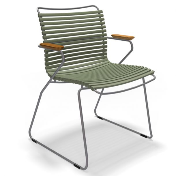 Крісло Click Dining Chair Bamboo Olive Green (134936464) в Украине