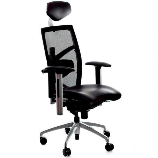 Кресло Exact Black leather (26190130) с доставкой