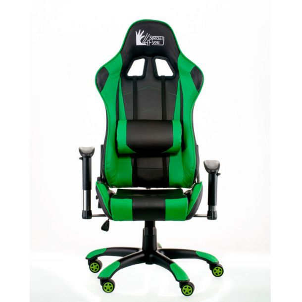 Крісло ExtremeRace Black, Green (26372998) в Украине