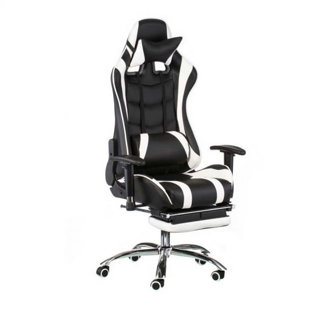 Крісло ExtremeRace with footrest Black (26302176) в Киеве